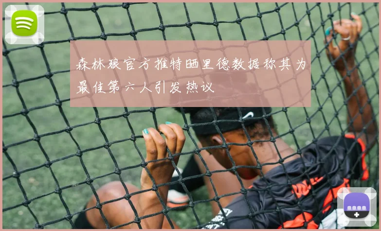 森林狼官方推特晒里德数据称其为最佳第六人引发热议