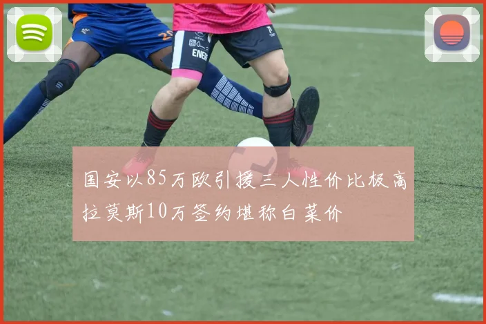 国安以85万欧引援三人性价比极高拉莫斯10万签约堪称白菜价